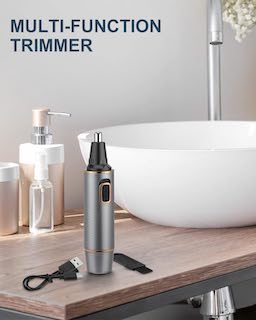 Painless nose hair trimmer