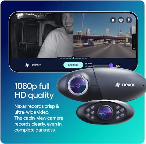 Nexar Pro Dual Dash Cam HD-min